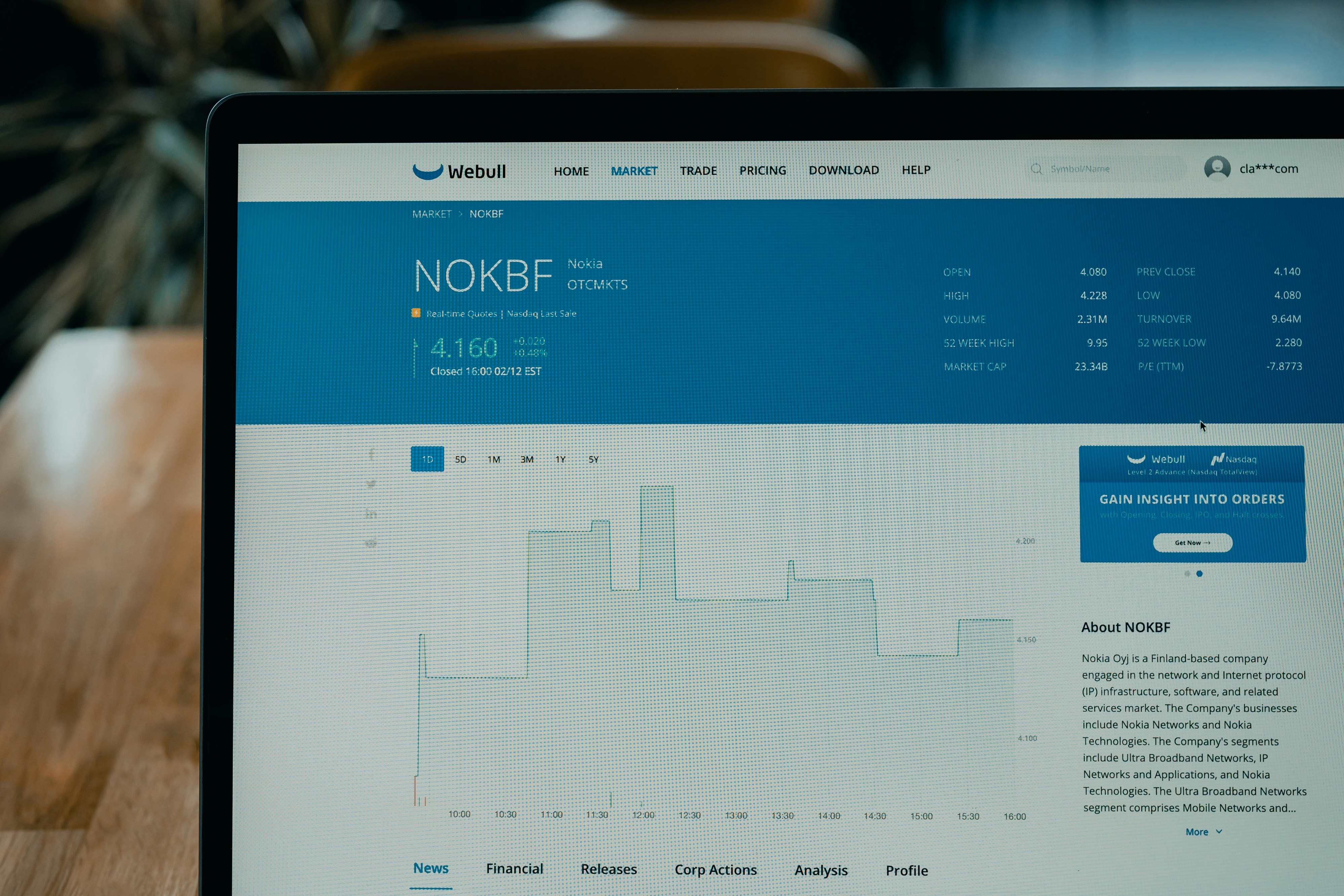 Webull trading on your laptop! | Via techdaily.ca | #stocks #finance #investing #apple #amazon