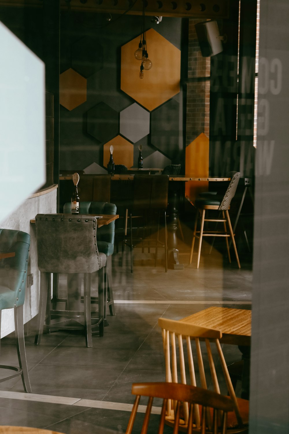 brown wooden table and chairs