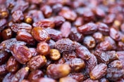 brown and white coffee beans