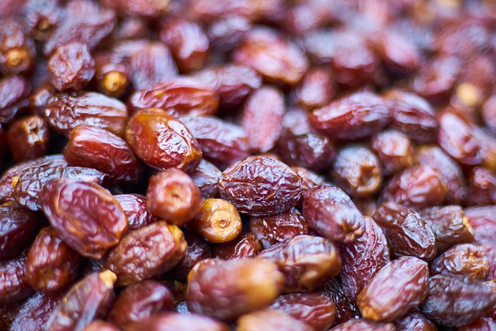 brown and white coffee beans