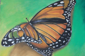 A cheerful infographic highlighting key traits of the monarch butterfly with colorful diagrams.