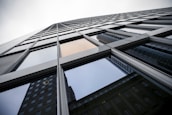 low angle photography of high rise building