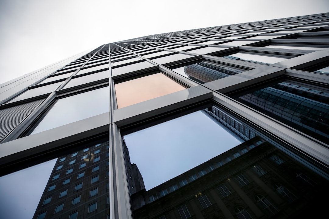 low angle photography of high rise building