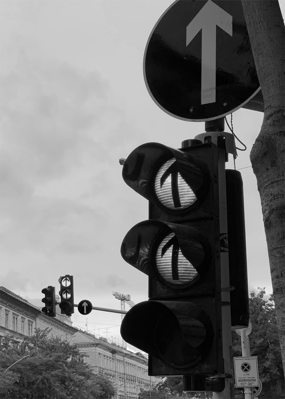 traffic light with red light