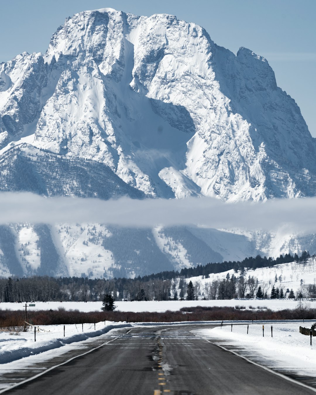 snow covered mountain during daytime