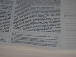 Close-up of a safety manual with highlighted sections and notes.