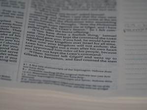 Close-up of a safety manual with highlighted sections and notes.