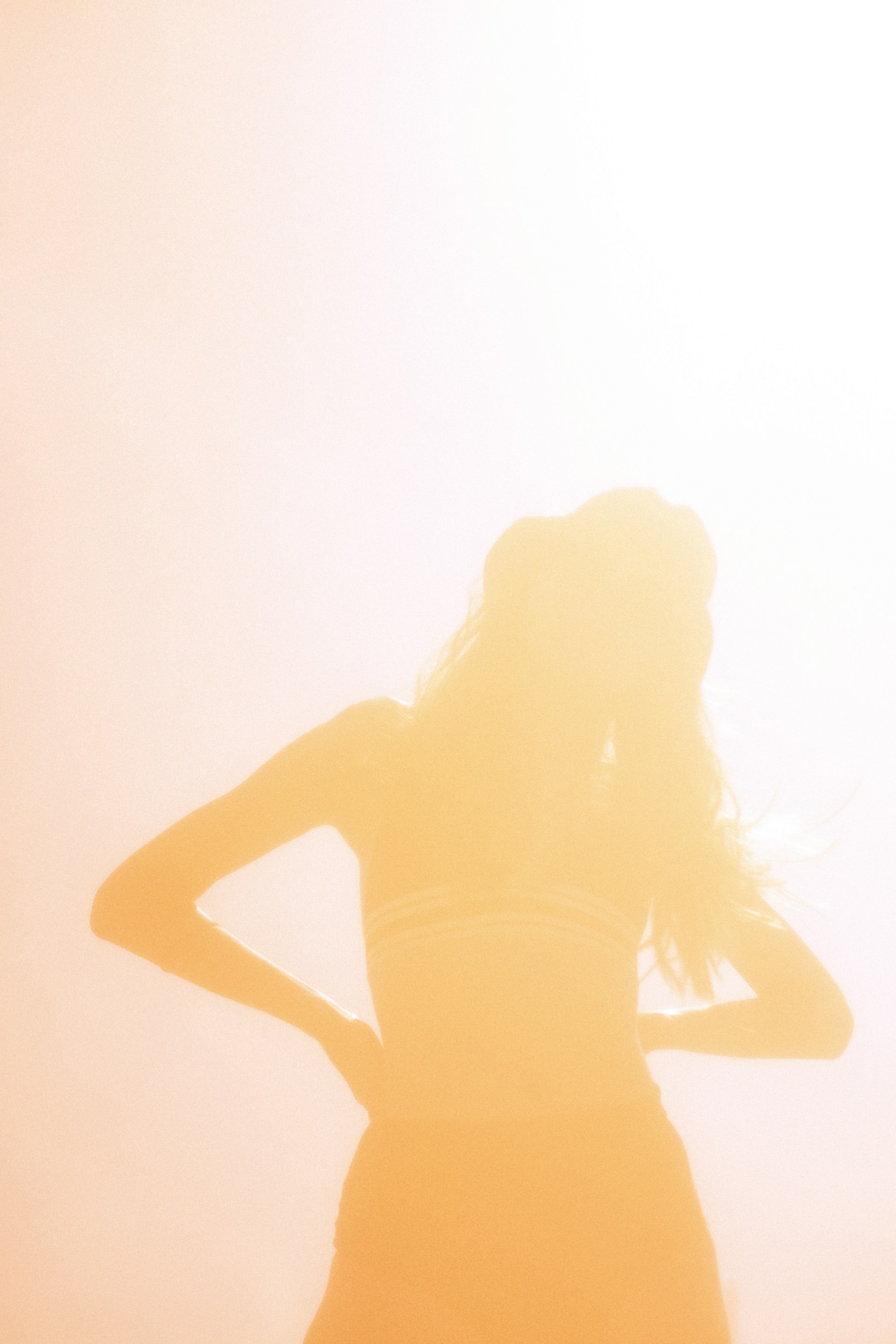 woman in black tank top