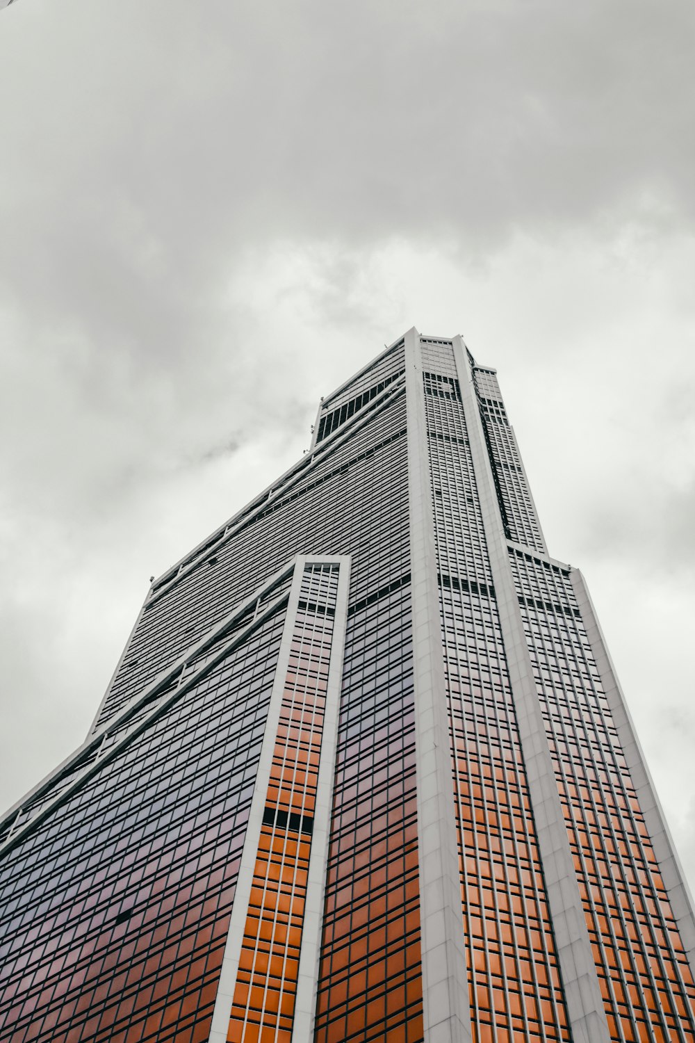 low angle photography of high rise building