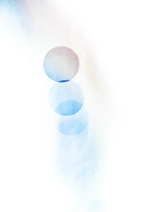 brown and white round light