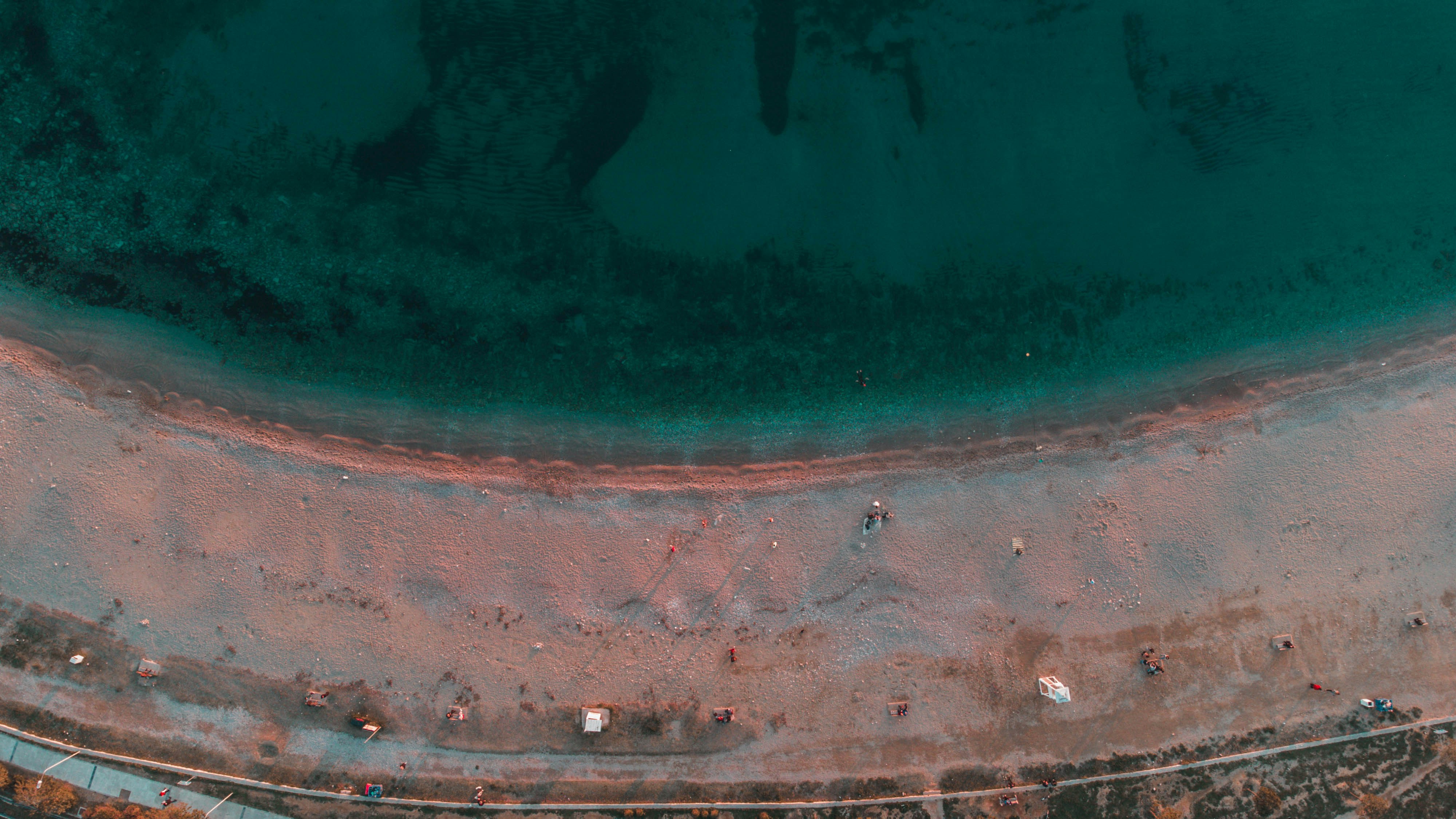 brown and blue abstract painting, 