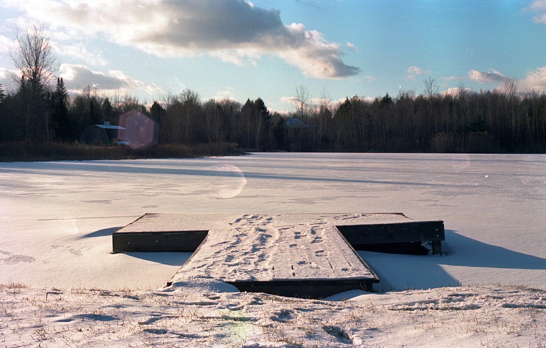 white snow covered field during daytime