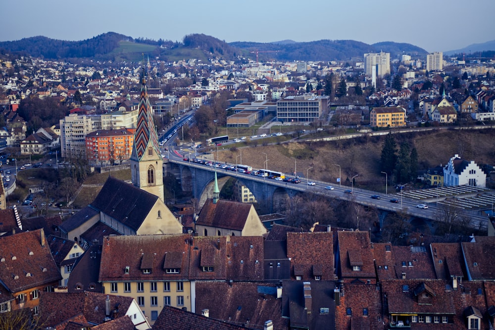 aerial view of city buildings during daytime