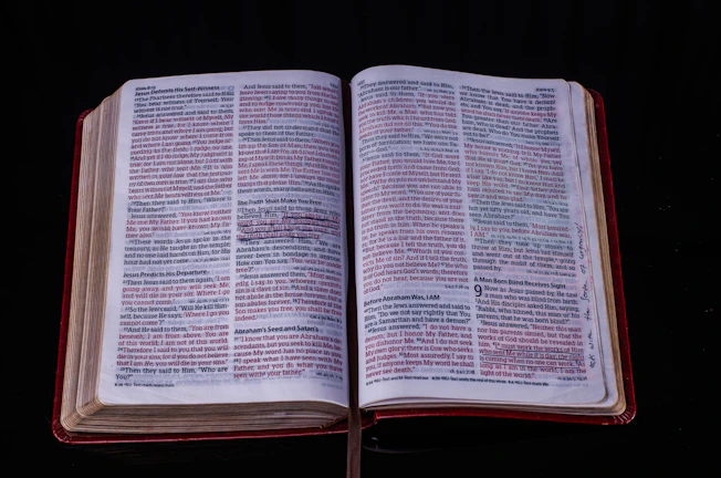 Open pages of Position of Choice™ showing insightful notes and highlights in the margins.