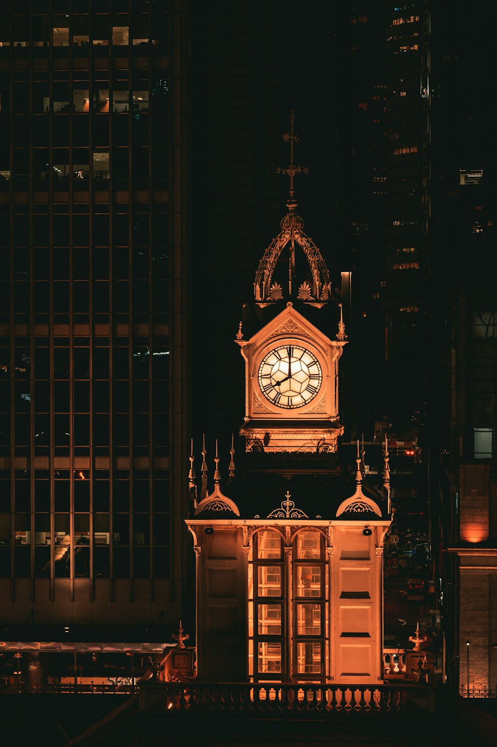 Big Ben London durante la noche