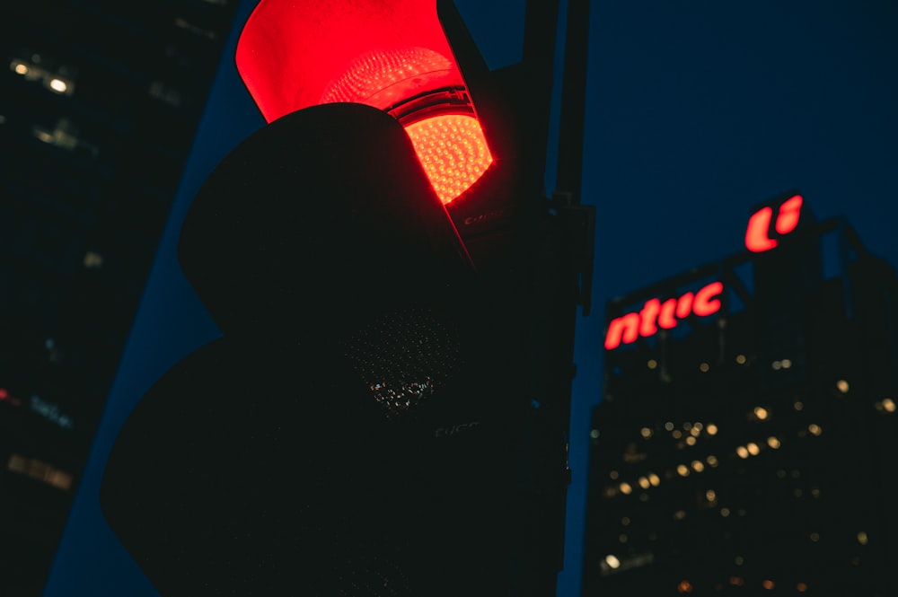 red and black traffic light