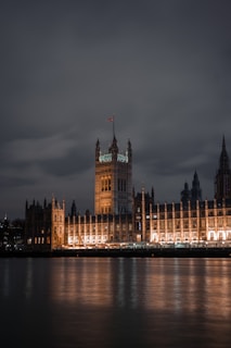 big ben in london during night time