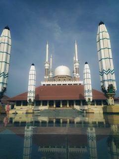white and brown dome building