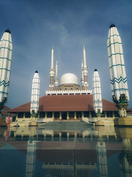 white and brown dome building