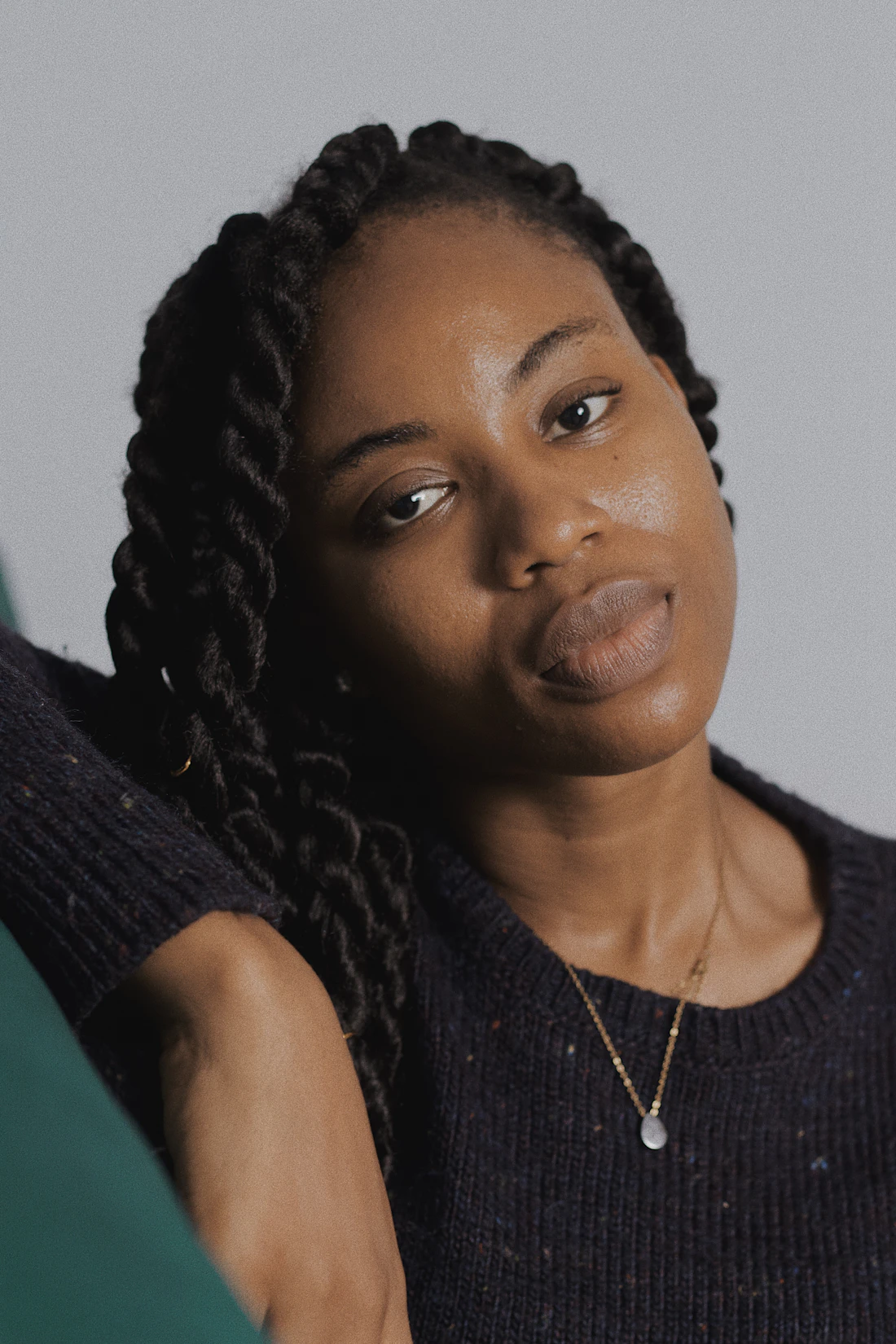 Client wearing long rope twists styled by Kreative Thairapy