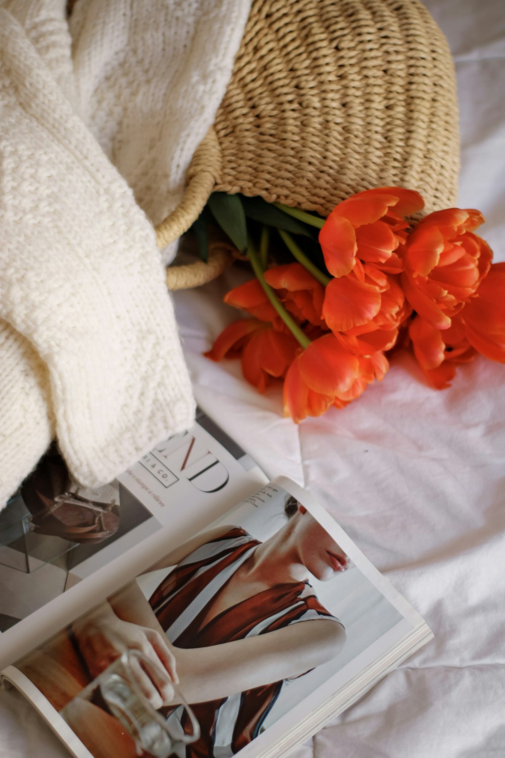 red roses on white textile