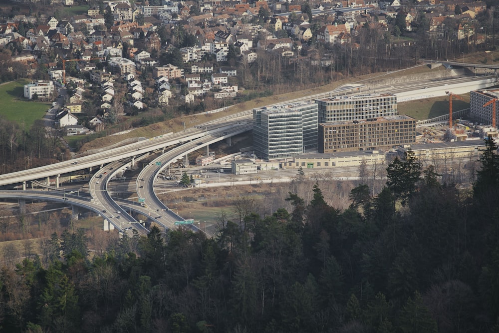 aerial view of city buildings during daytime