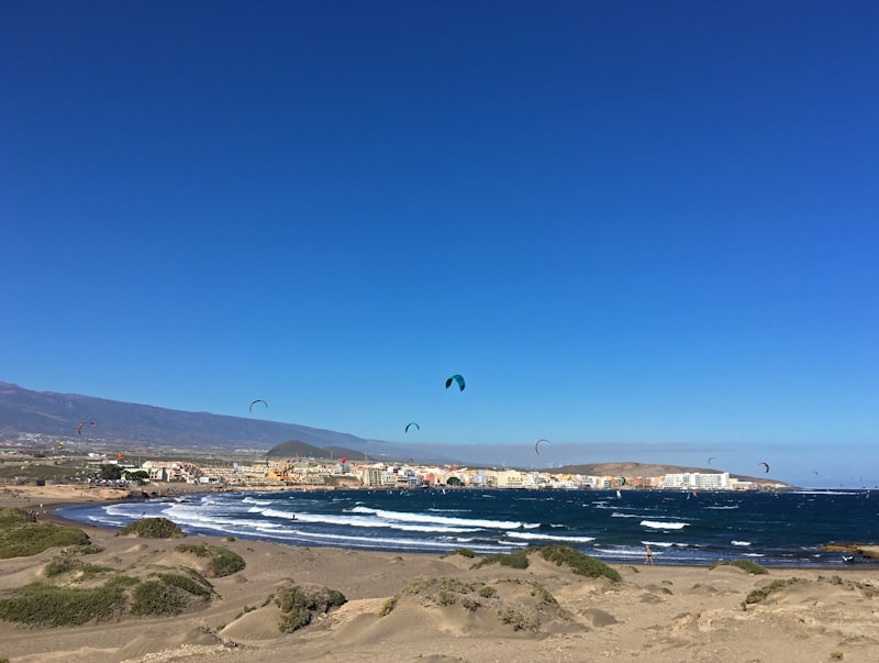 Des gens sur la plage en pleine journée