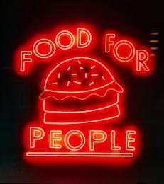 red and blue love neon light signage