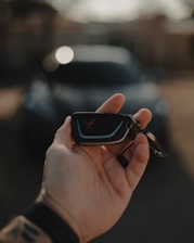black and red smart watch
