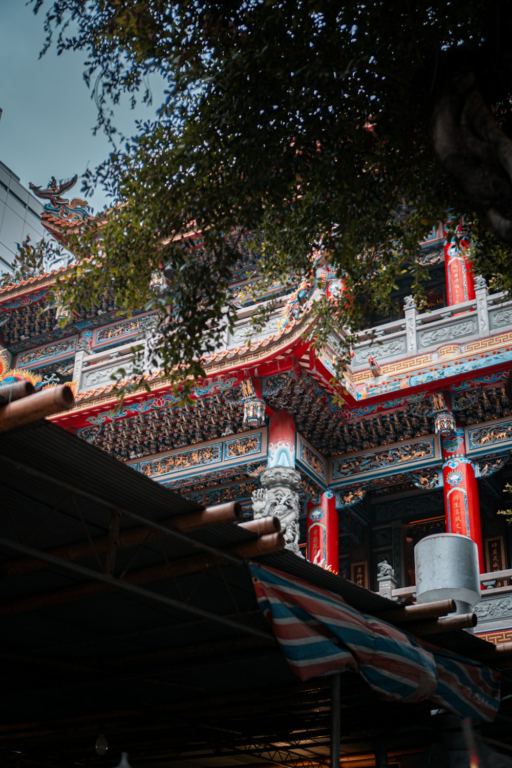 red and brown temple during daytime