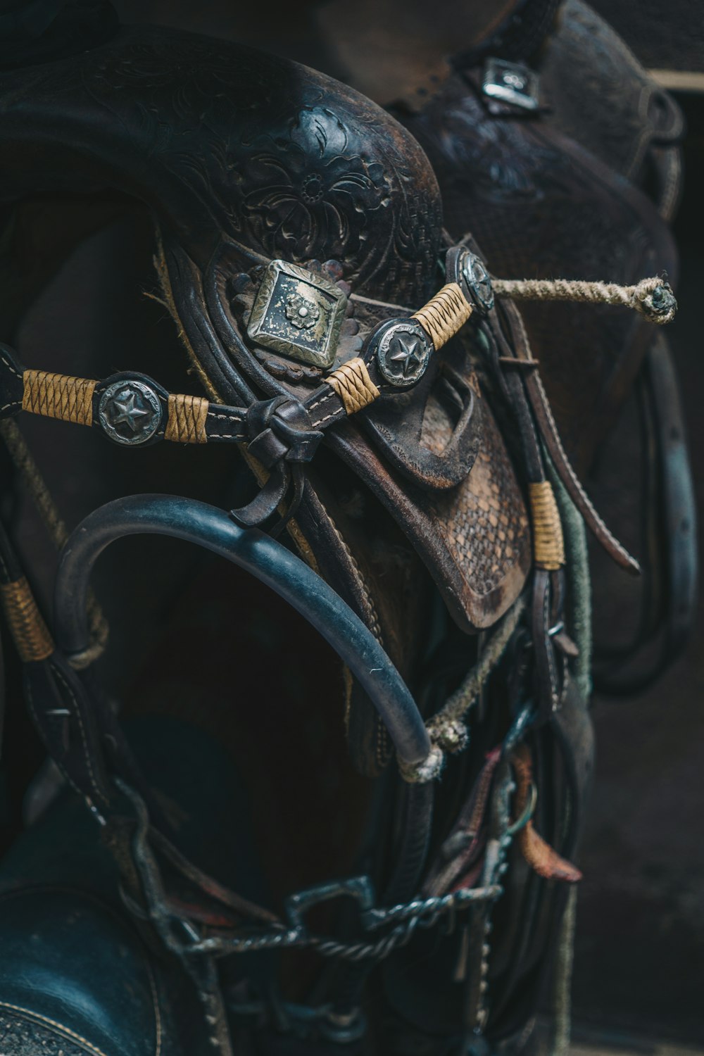 black and gold bicycle helmet