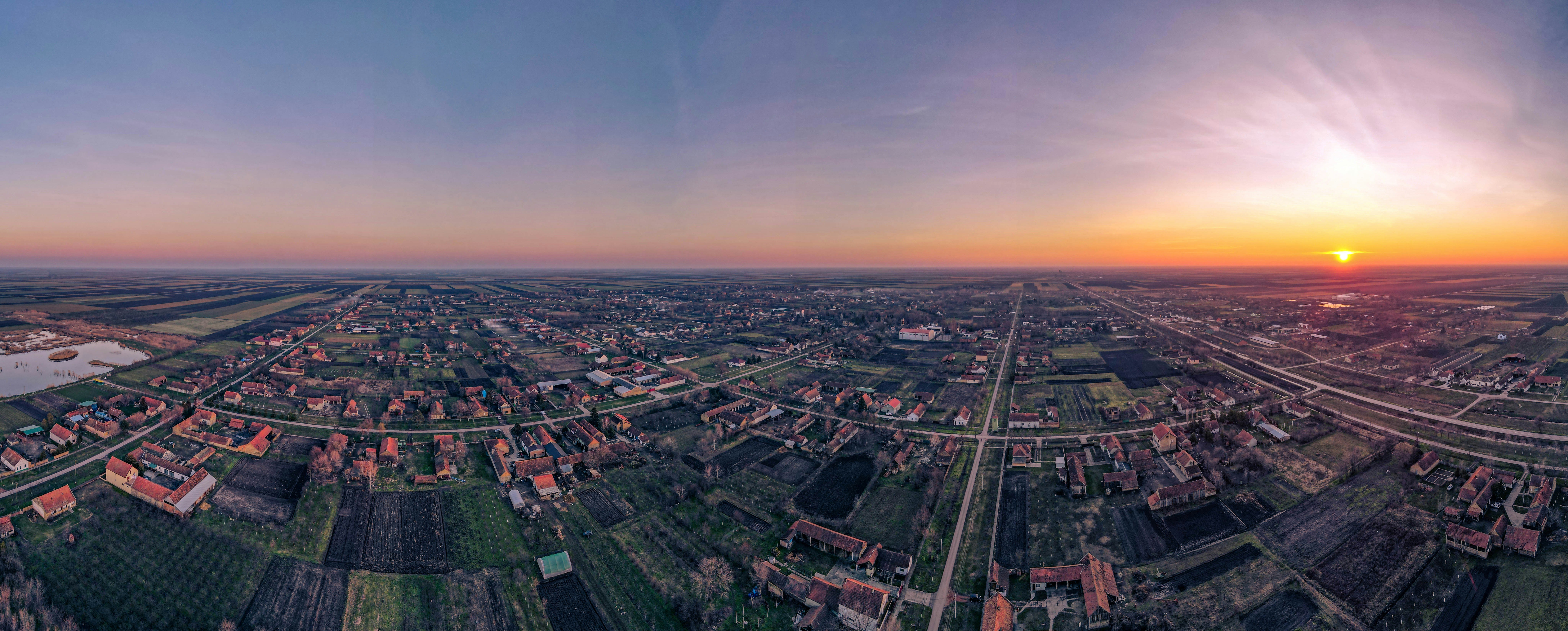 aerial view of city during daytime