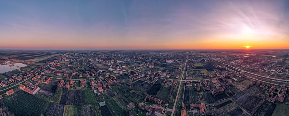 aerial view of city during daytime