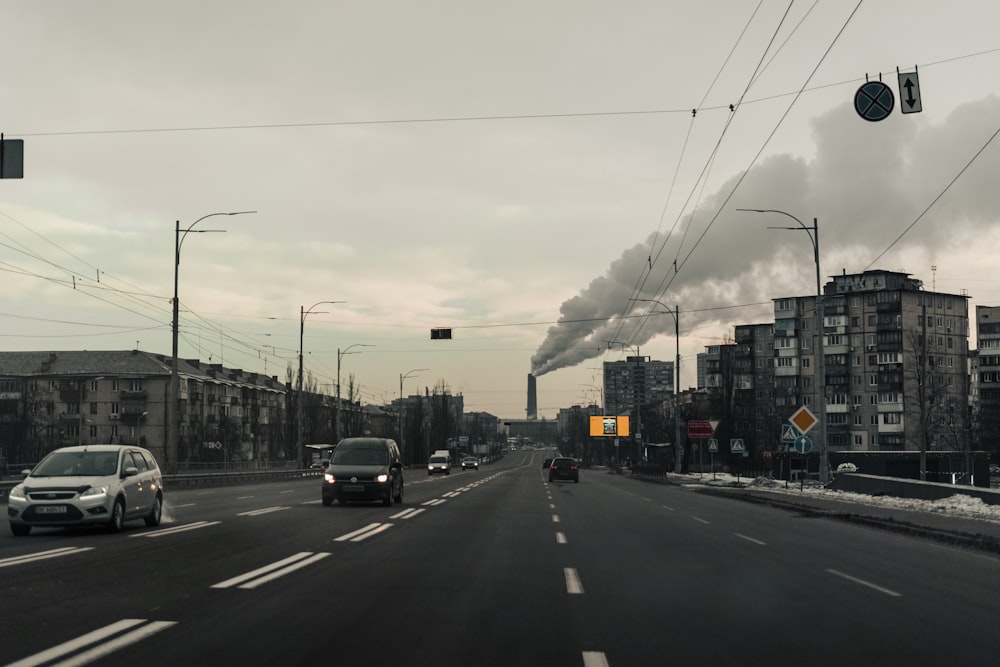 cars on road during daytime