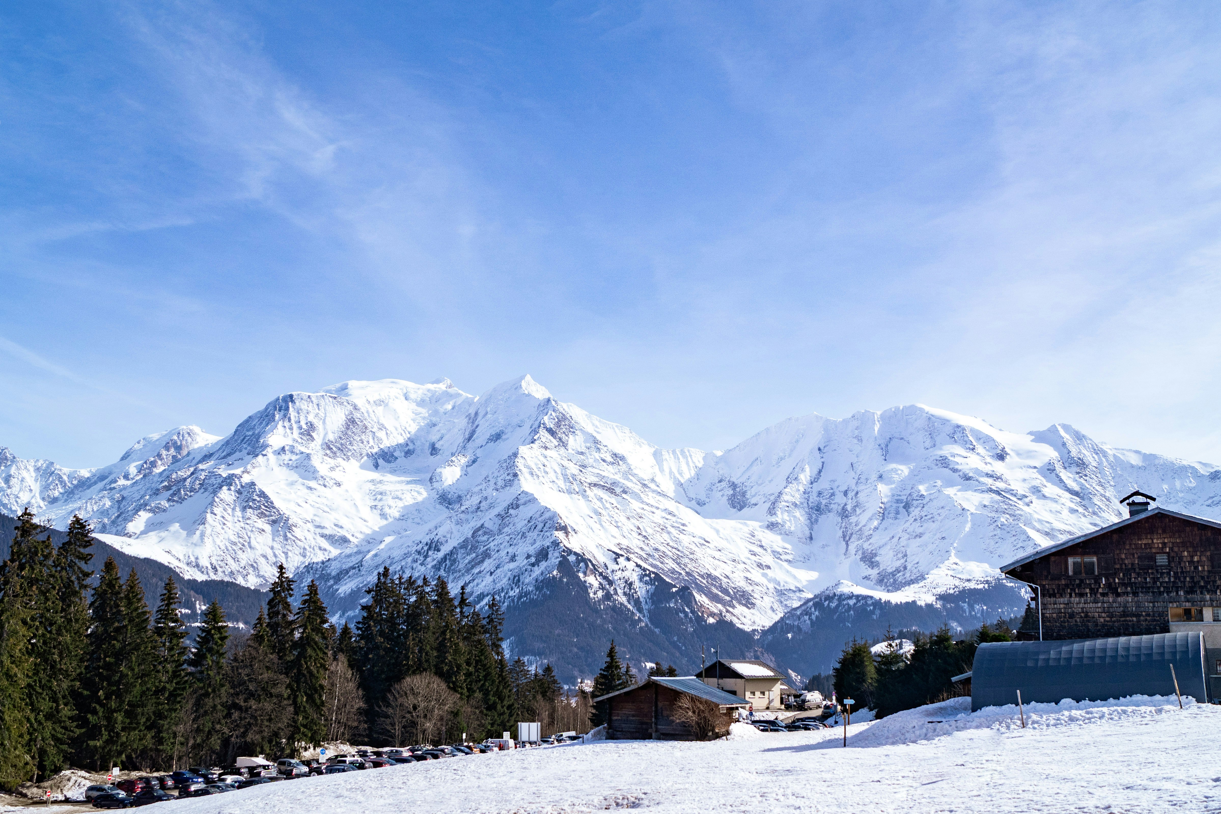 Le Mont Blanc, depuis le Bettex, Saint-Gervais-les-Bains, France