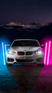 silver bmw m 3 on blue water