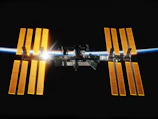 A stunning view of the Earth from the International Space Station at sunrise.