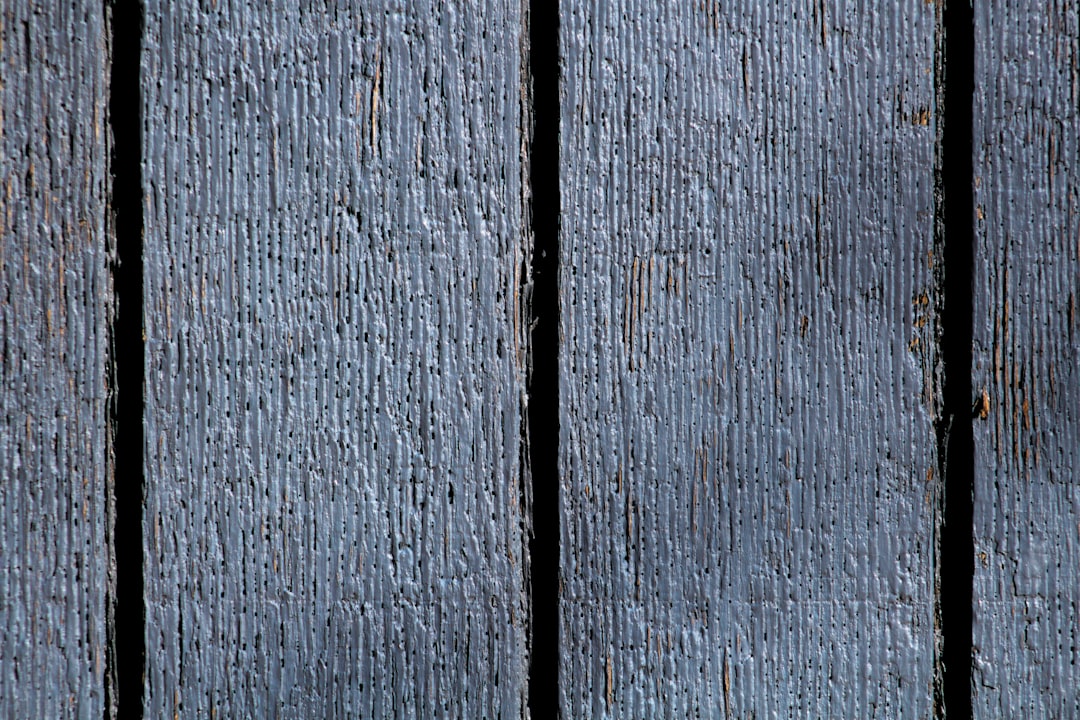 blue and white wooden surface