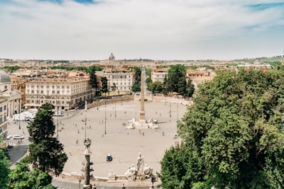 Piazza del Popolo - From Terrazza del Pincio, Italy