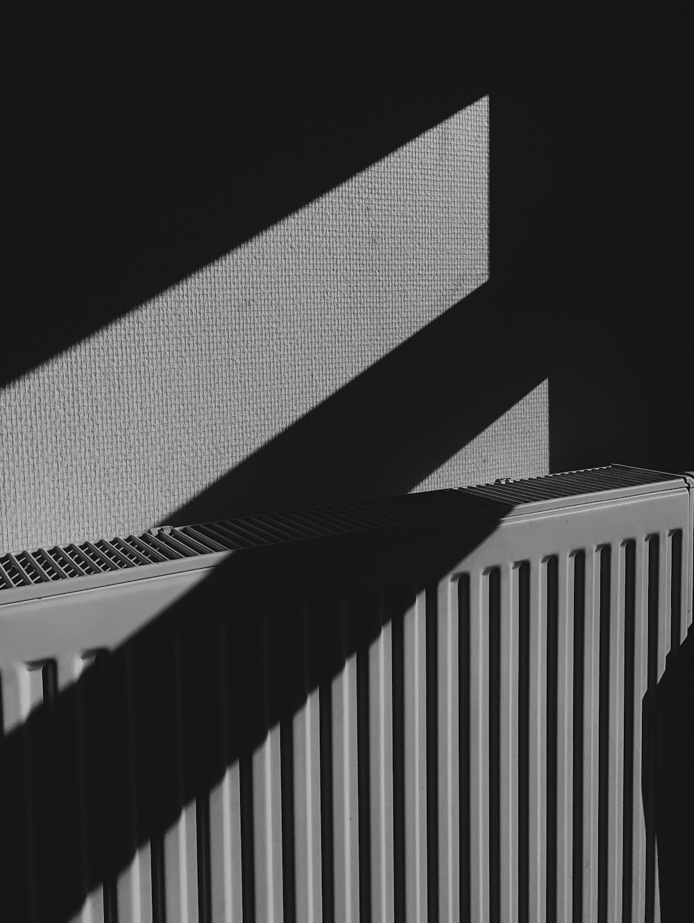 gray scale photo of a building