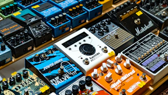 black and white audio mixer