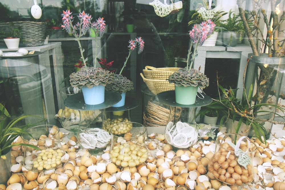 yellow round fruits on brown woven basket