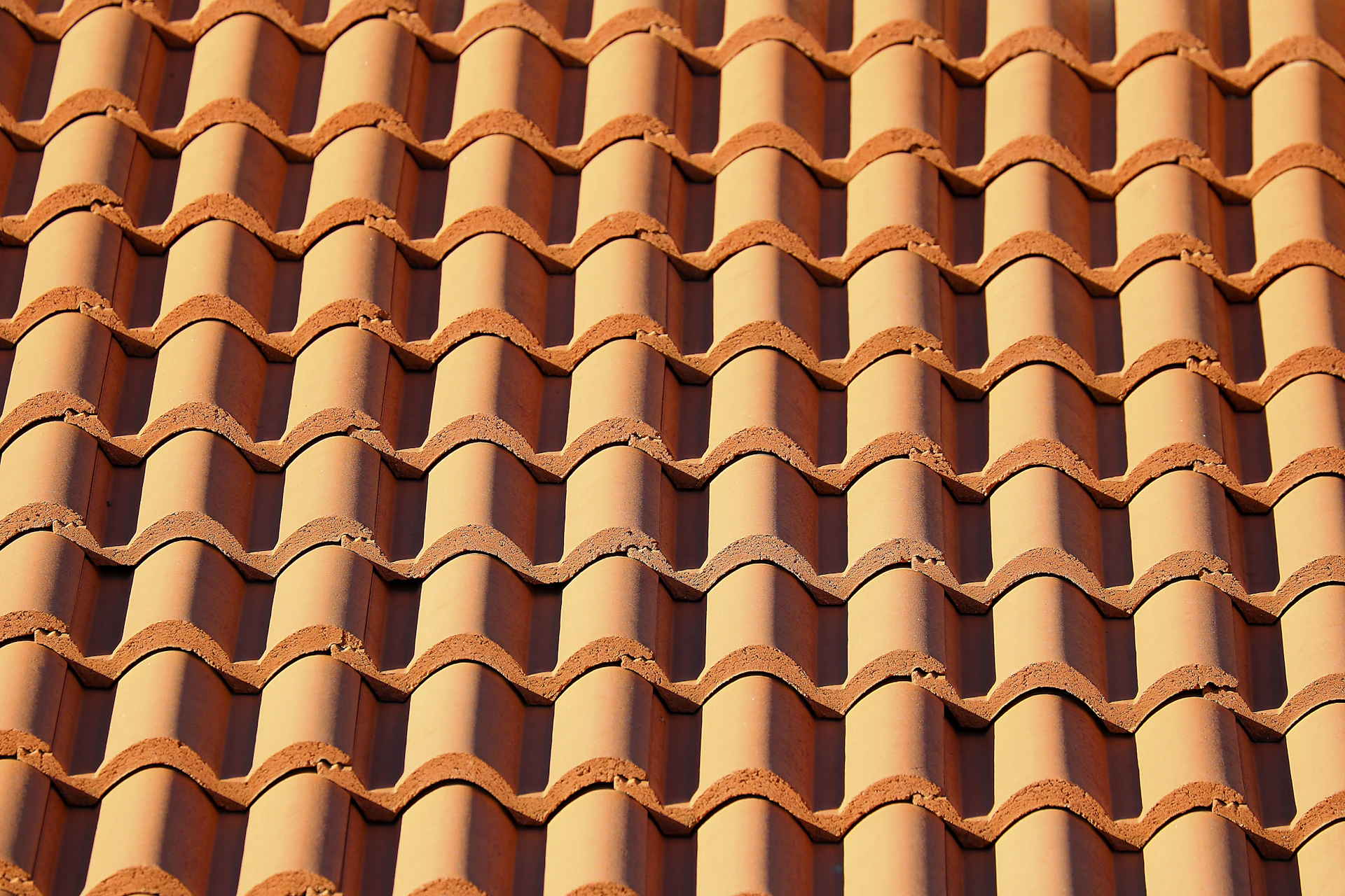 brown roof tiles in close up photography