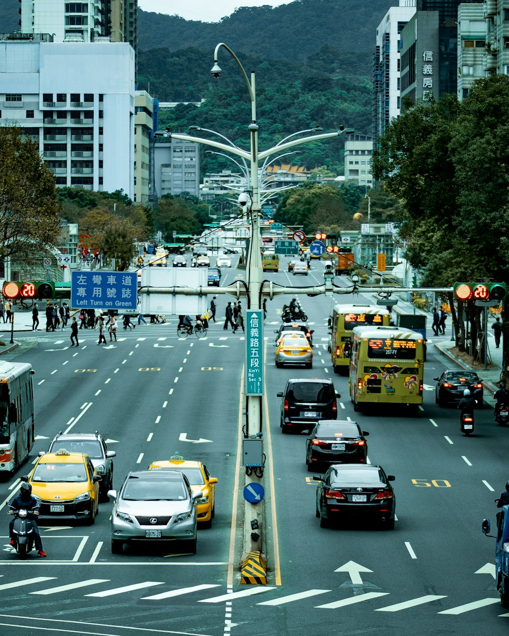 cars on road during daytime