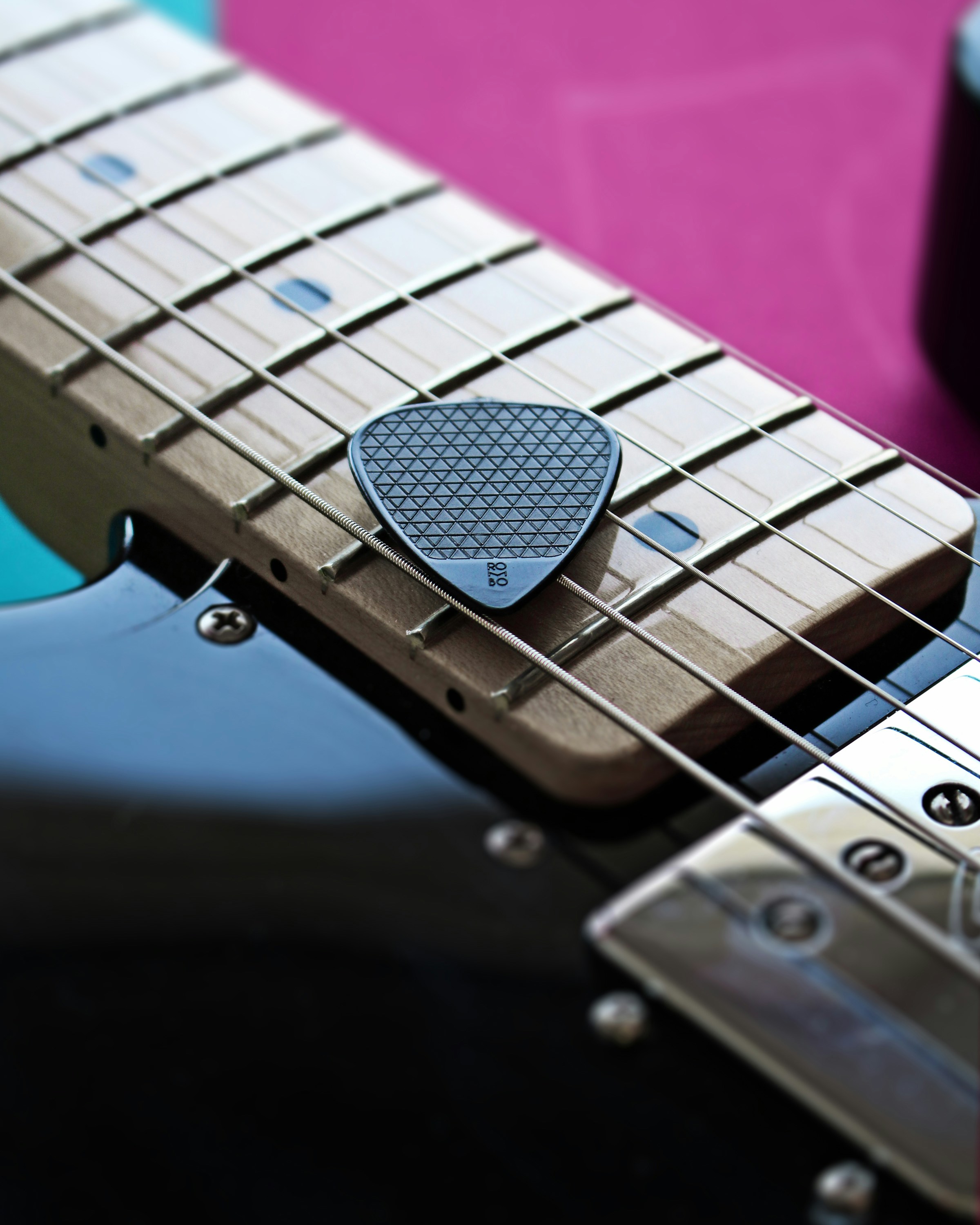 black and white electric guitar