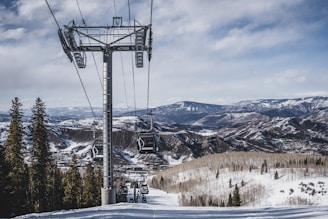 Aspen’s snowy peaks and ski resorts, perfect for a family winter retreat