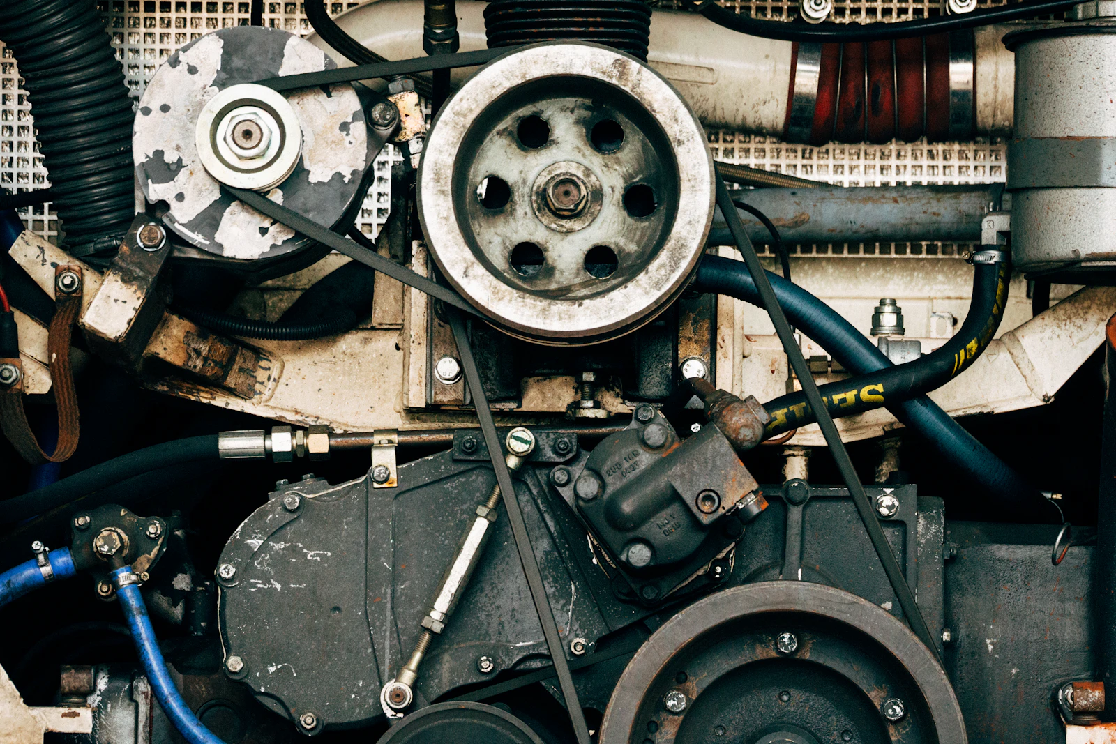 Transmission work photo — bench or lift shot