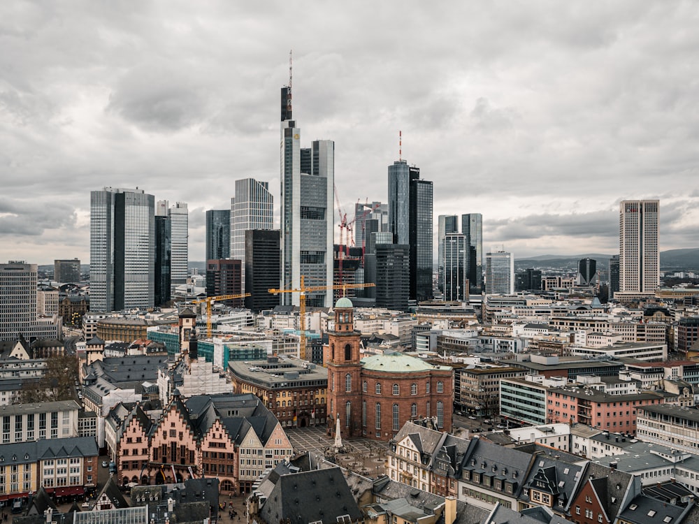 aerial view of city buildings during daytime