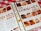Two books with the title 'The Good Sex Bible' placed on a red and white checkered tablecloth. The covers feature several small, intimate photographs of couples and descriptive text about the contents, promising over 1000 photographs and guidance on making love.
