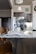 A modern kitchen island made of elegant granite.
